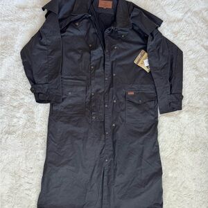 Men's Black Long Coat